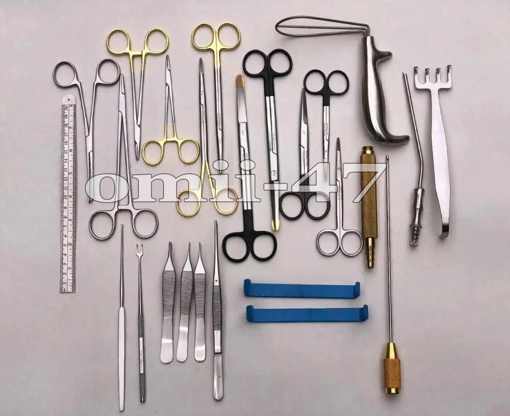 Facelift Instruments Set of 25 Pcs, Plastic Surgery Instruments
