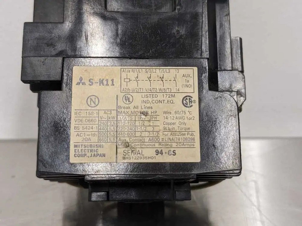 Mitsubishi S-K11 Contactor Relay