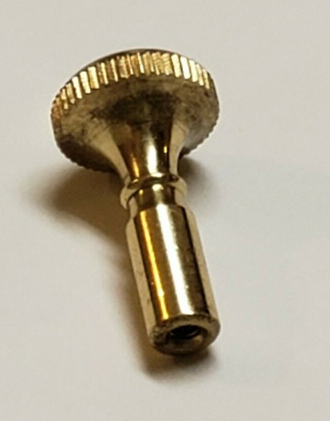 SOLID BRASS KNOB FOR TURN KNOB SOCKET LAMP PART NEW 20924JB