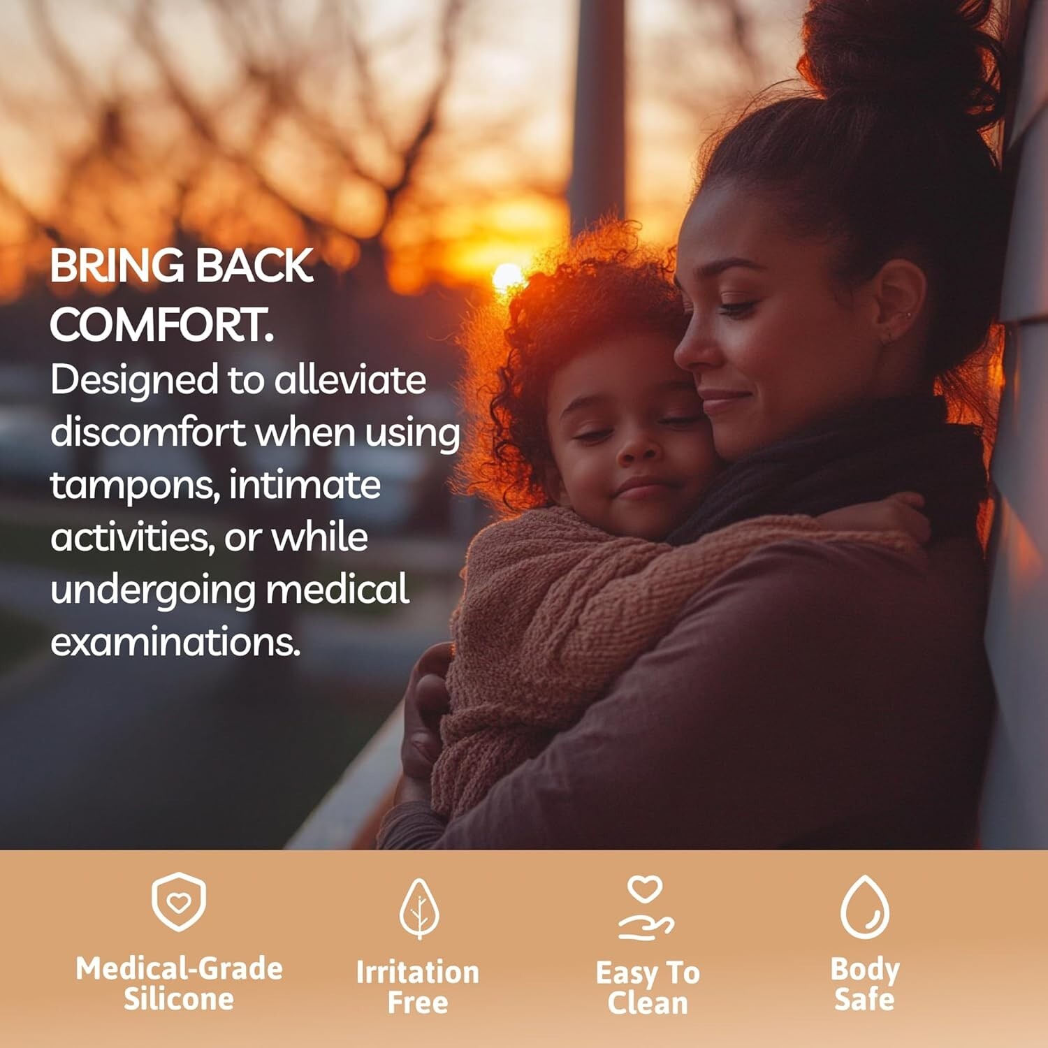 8 Vaginal Dilator Kit - Premium Silicone Pelvic Floor Exerciser with Bag & Glide