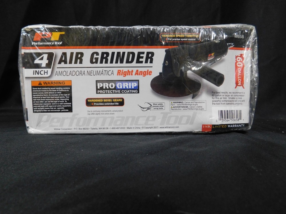 Performance Tool 4" Heavy Duty Angle Grinder M658 (EB65)