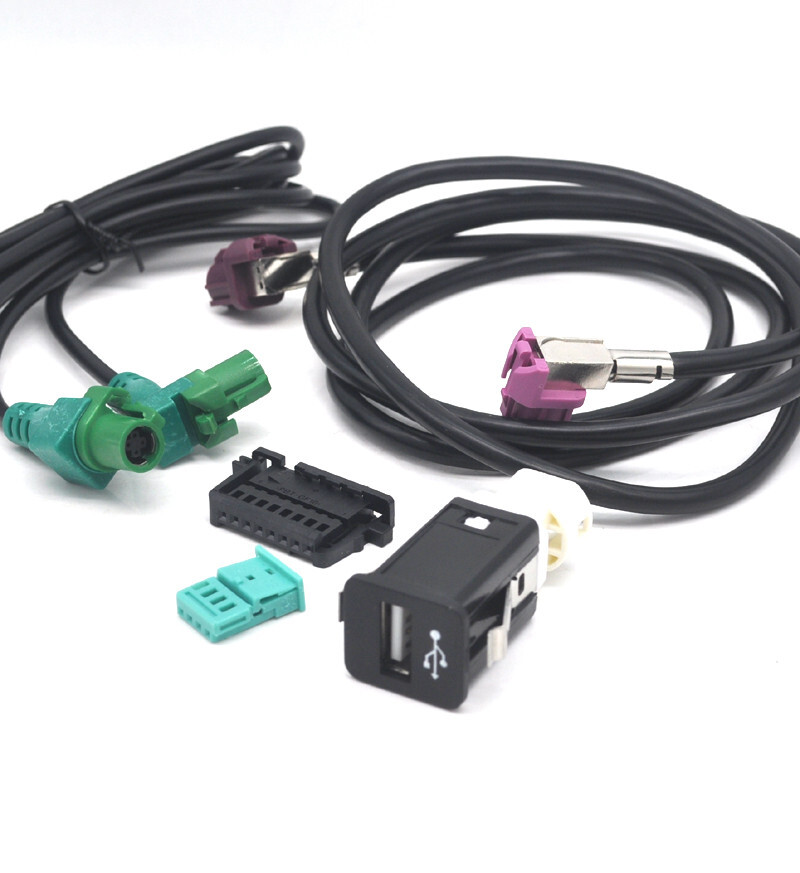 Retrofit Navigation CABLE USB socket idrive power connector For BMW CIC CID