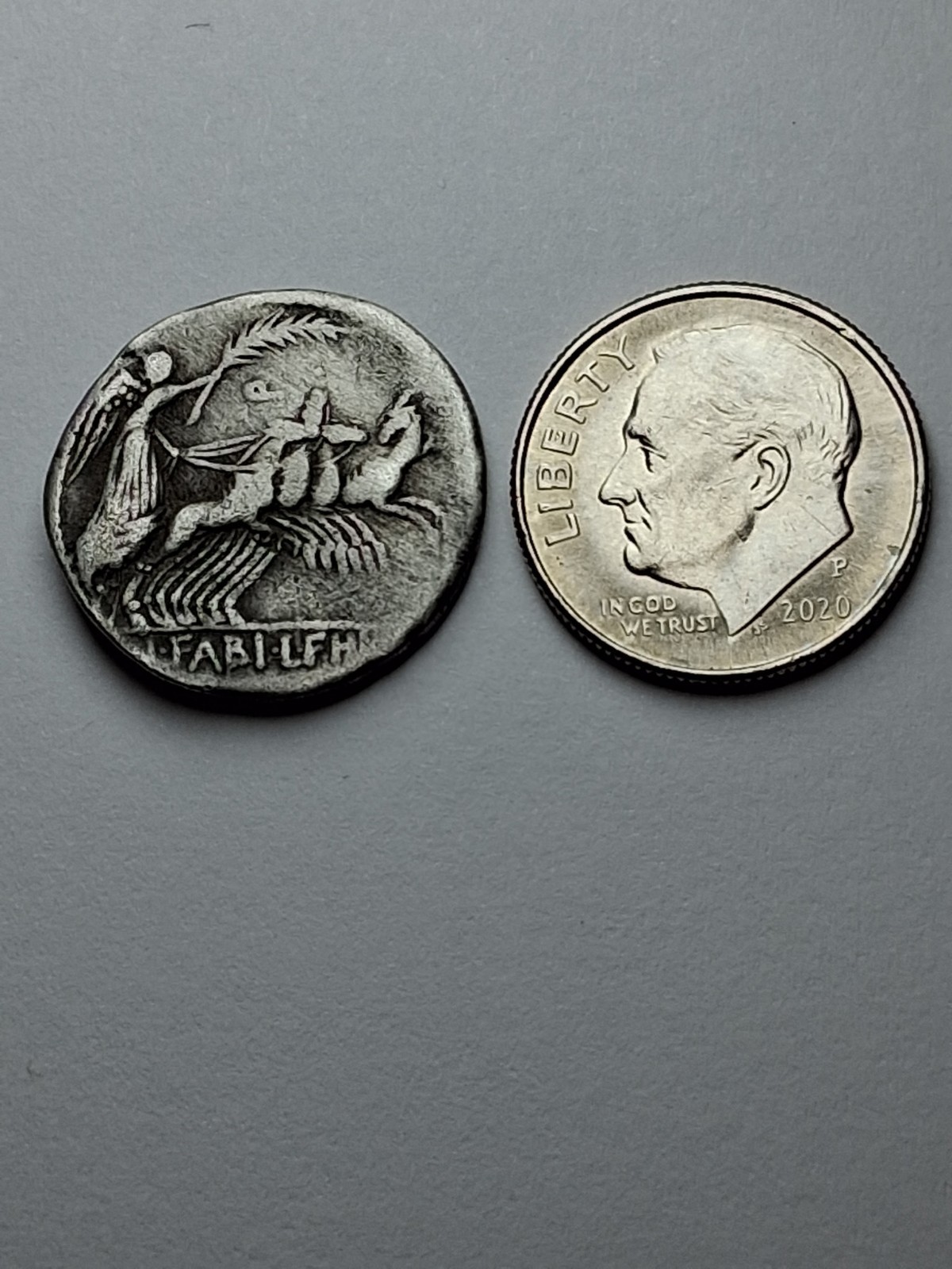 Roman Republic, C. Annius & L. Fabius Hispaniensis Denarius, 82-81 BC