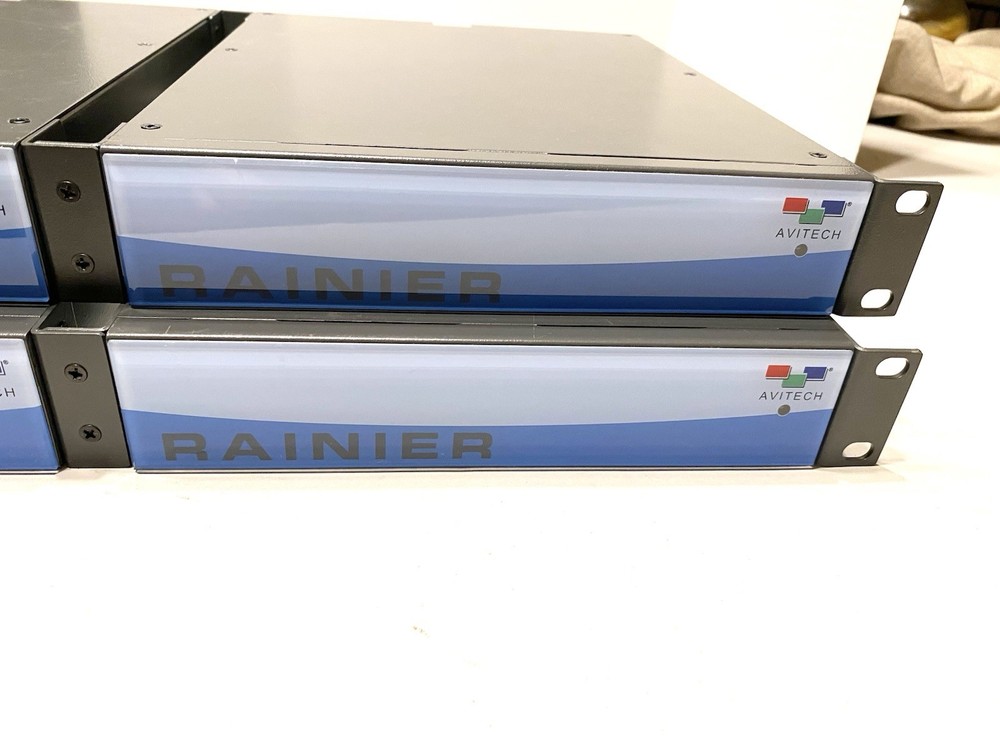 (4) Avitech Rainier 4a1V IP Network DVI MultiViewer UNTESTED, UNKNOWN CONDITION