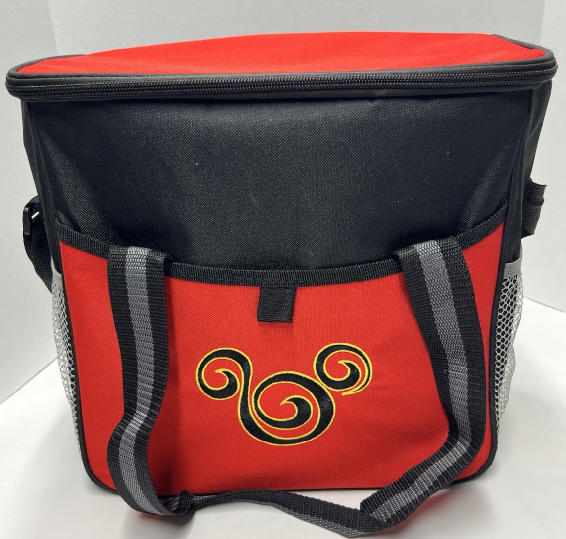 DisneyParks Mickey Mouse Icon Insulated Cooler Adjustable Shoulder Tote Bag NEW