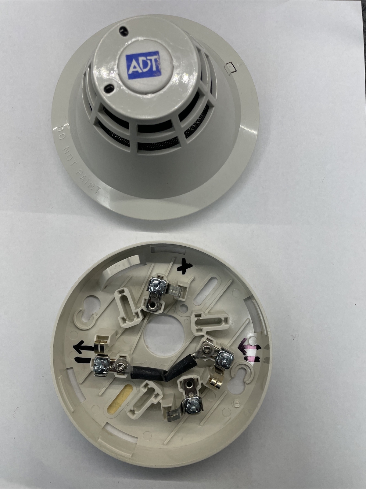 EST ADT SIGA-PS EDWARDS ADT-PS SMOKE Head DETECTOR With Base