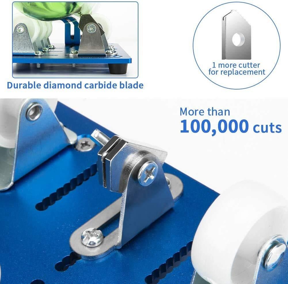 Glass Upgraded Bottle Cutting Machine - Complete Accessories DIY Tool Kit