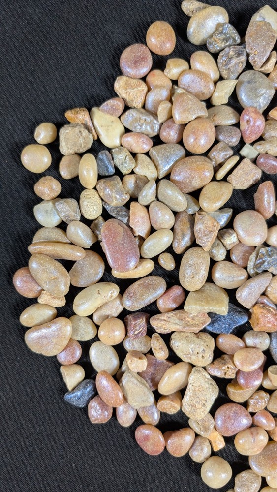 Narmada River polished mixed river pebbles over 100 pieces