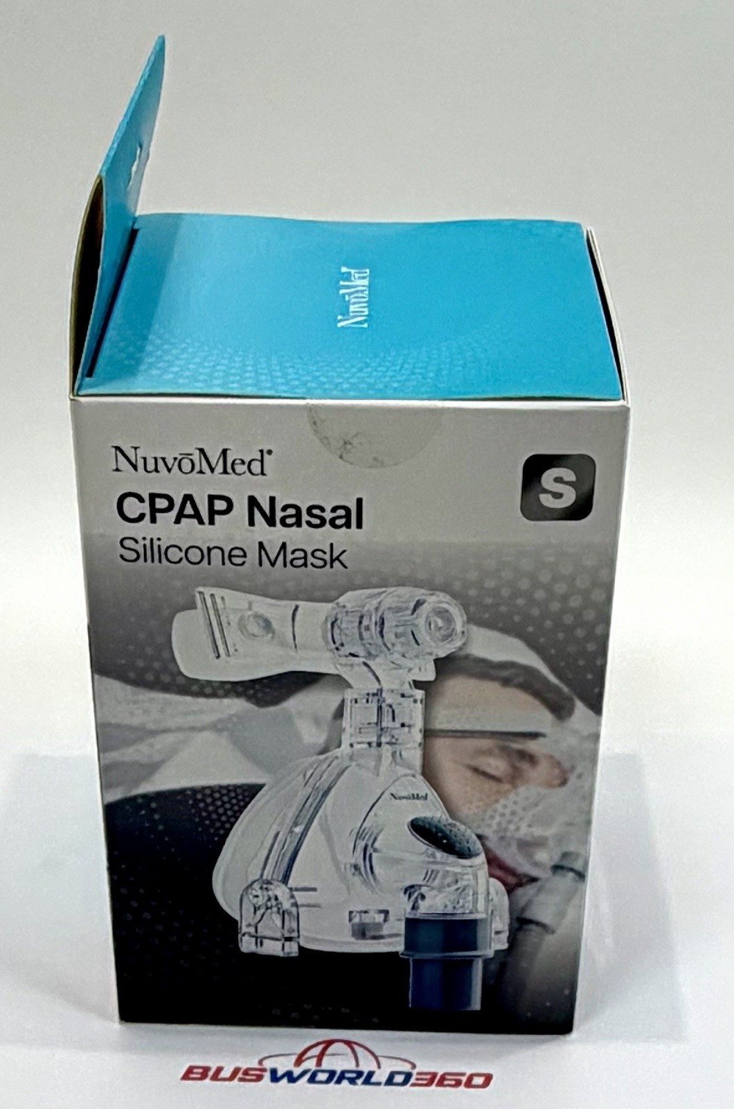 NuvoMed CPAP Nasal Silicone Full Face Mask Headgear Cushion - Size S Small - NEW