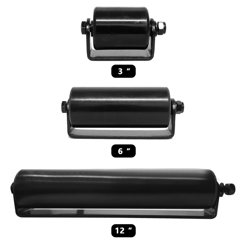 2Pack Slide Gate Guide Roller with Post Welded Bracket, Heavy Duty Sealed Bea...