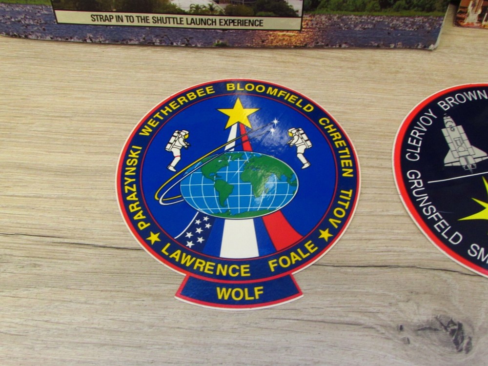 Kennedy space centre vistors guide book,leaflet and stickers bundle