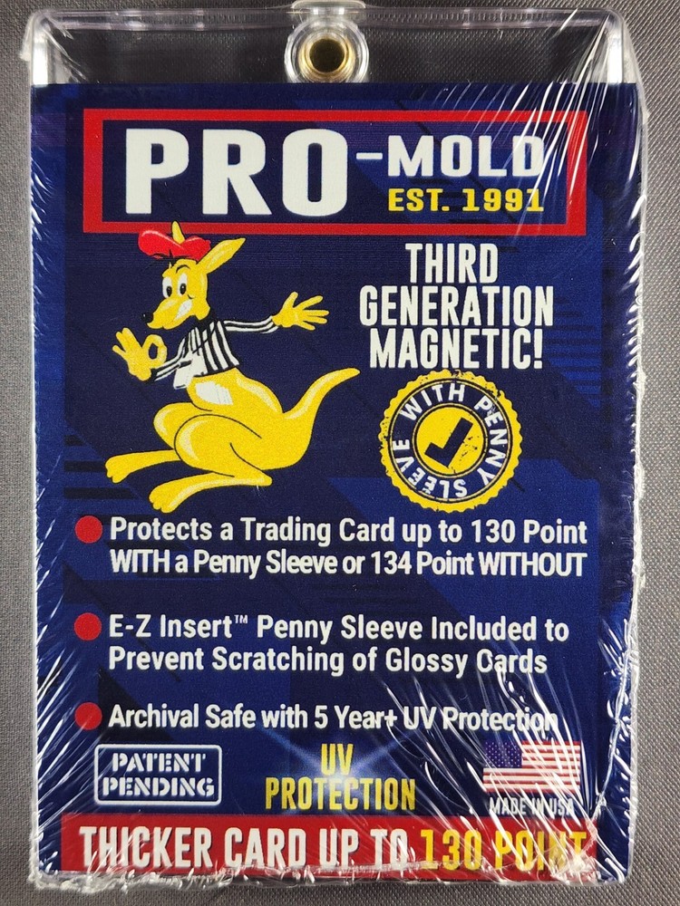 PRO MOLD 3rd Generation w/ Sleeve Magnetic Card Holders One Touch - MADE IN USA!