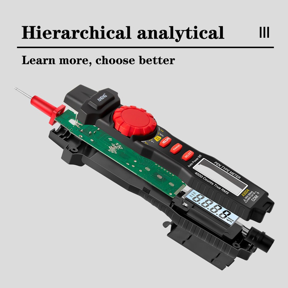 ANENG A3004 Pen Type Digital Multimeter LCD 4000 Counts Auto Range Tester Meter