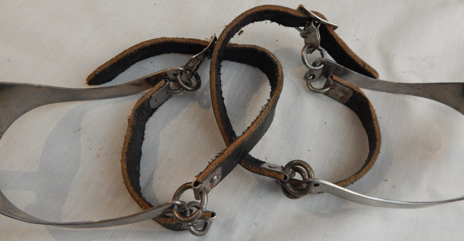 Vintage 6" Shank Western Cowboy Spurs - 37