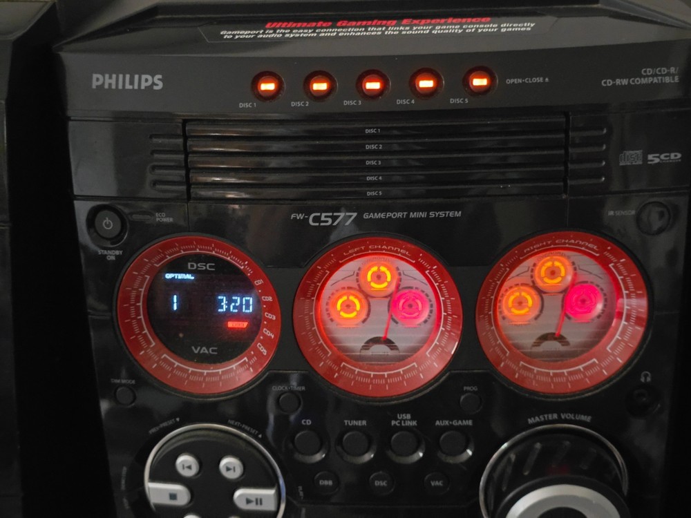 Philips C577 Mini Hi-Fi System – Ultimate Gaming Audio & USB PC Link, Fully Serv