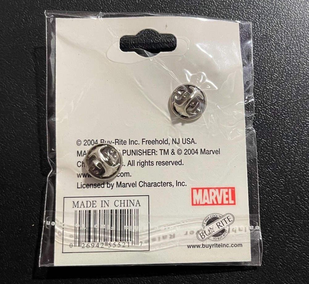 2004 Punisher Logo and Shield Pin Set