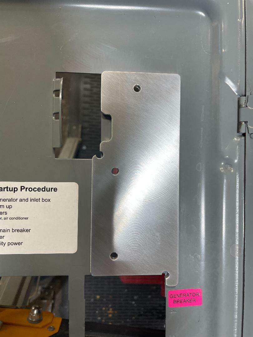 Generator Interlock Kit , Square D 200 Amp Panel