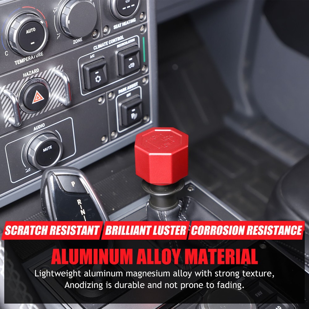 Replace Red Alloy Differential Lock Control Knob Head For Ineos Grenadier 2020+