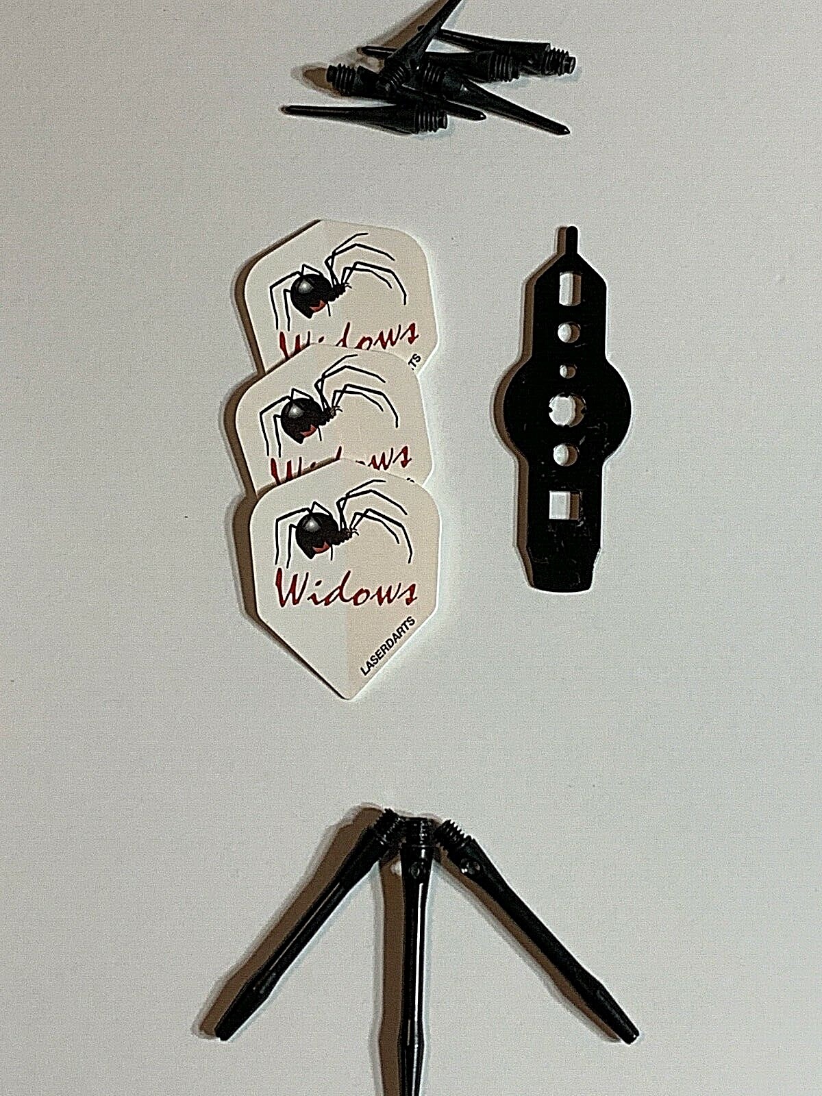 BLACK WIDOW 18 GRAM SOFT TIP LASER DARTS KNURLED SOFT NEW FREE SHIPPING N MORE