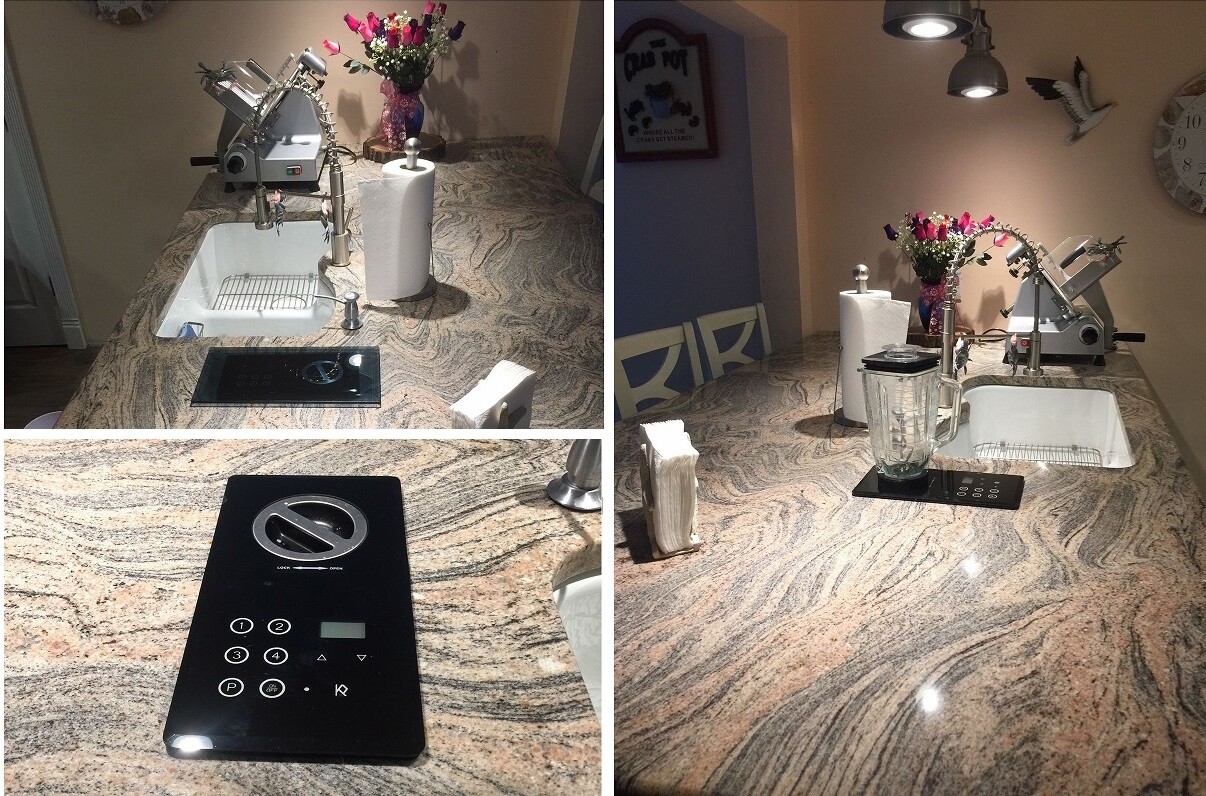 Built-in Blender: (Replaces Nutone Food Center) 1000W + Cover + 6 cup Gl Blender