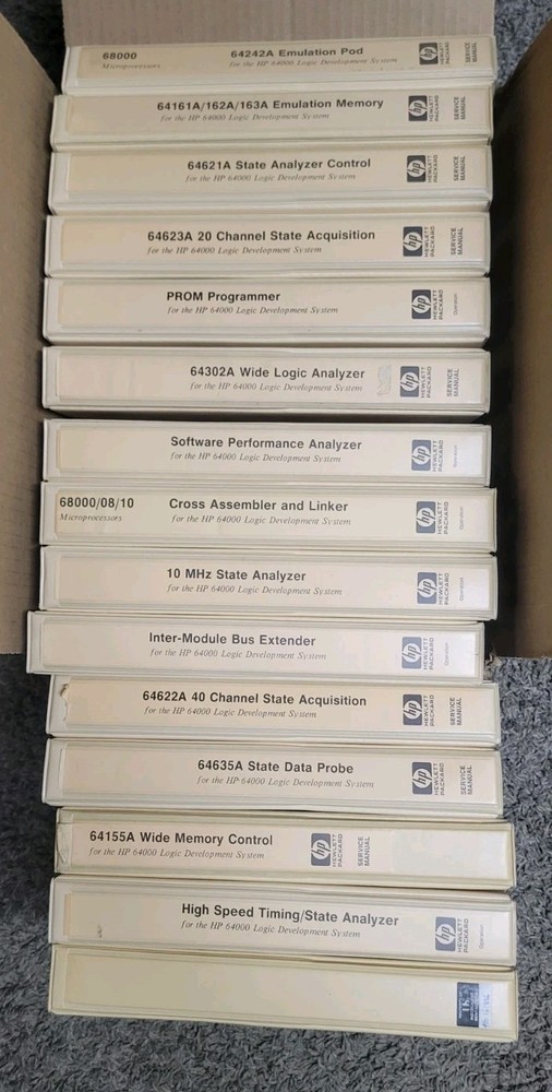 HP 64000 Logic Development System COMPLETE MANUAL DOCUMENTATION