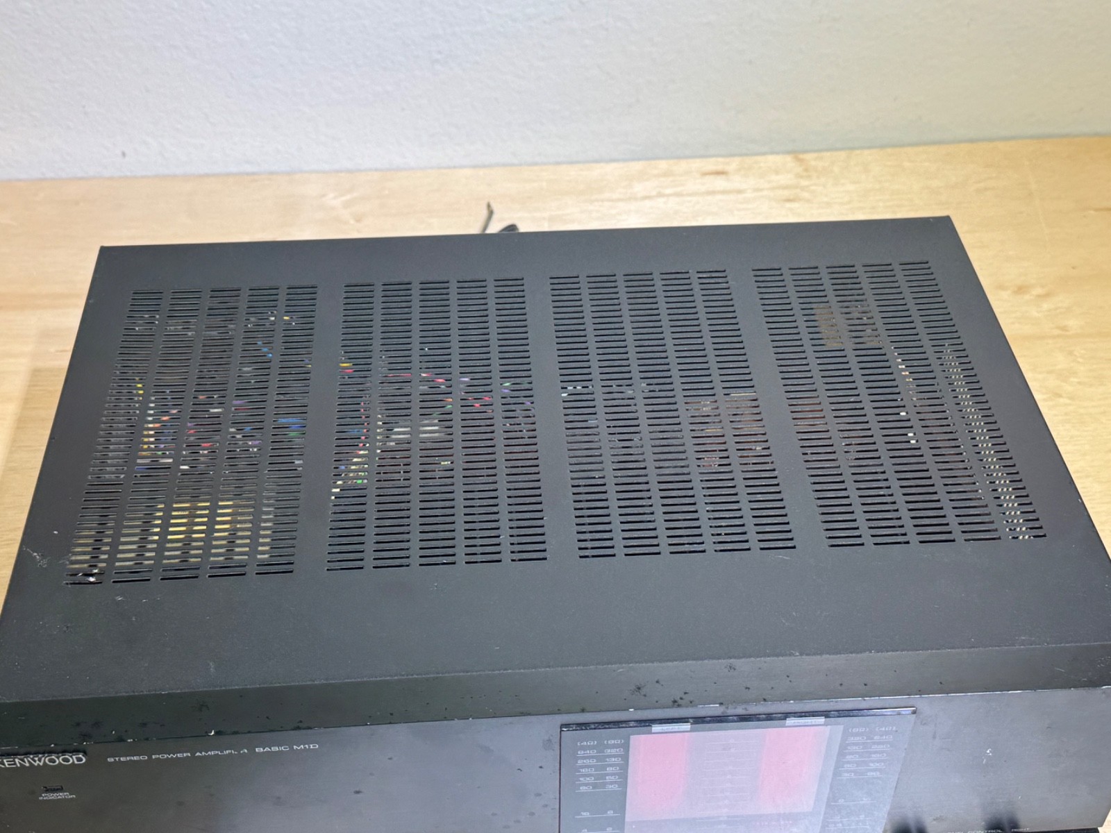 Vintage Kenwood M1D Stereo Power Amplifier | Does Not Work | For Parts or Repair