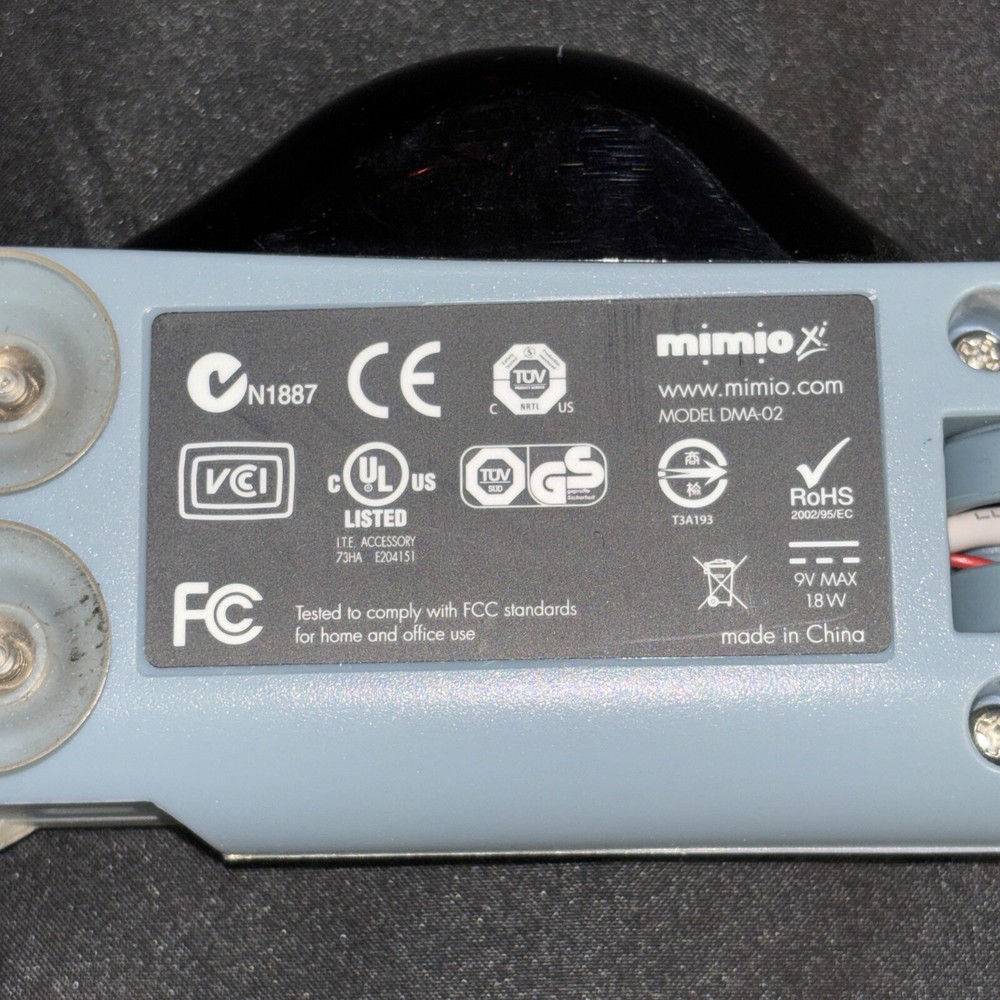 MIMIO XI DMA-02 MODULEINTERACTIVE DIGITAL WHITEBOARD VIRTUAL N1887 Cord Untested