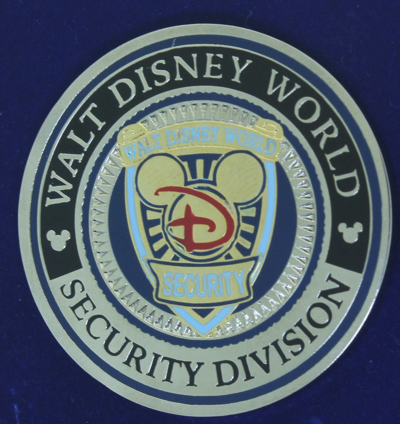 Walt Disney World Security Division Challenge Coin