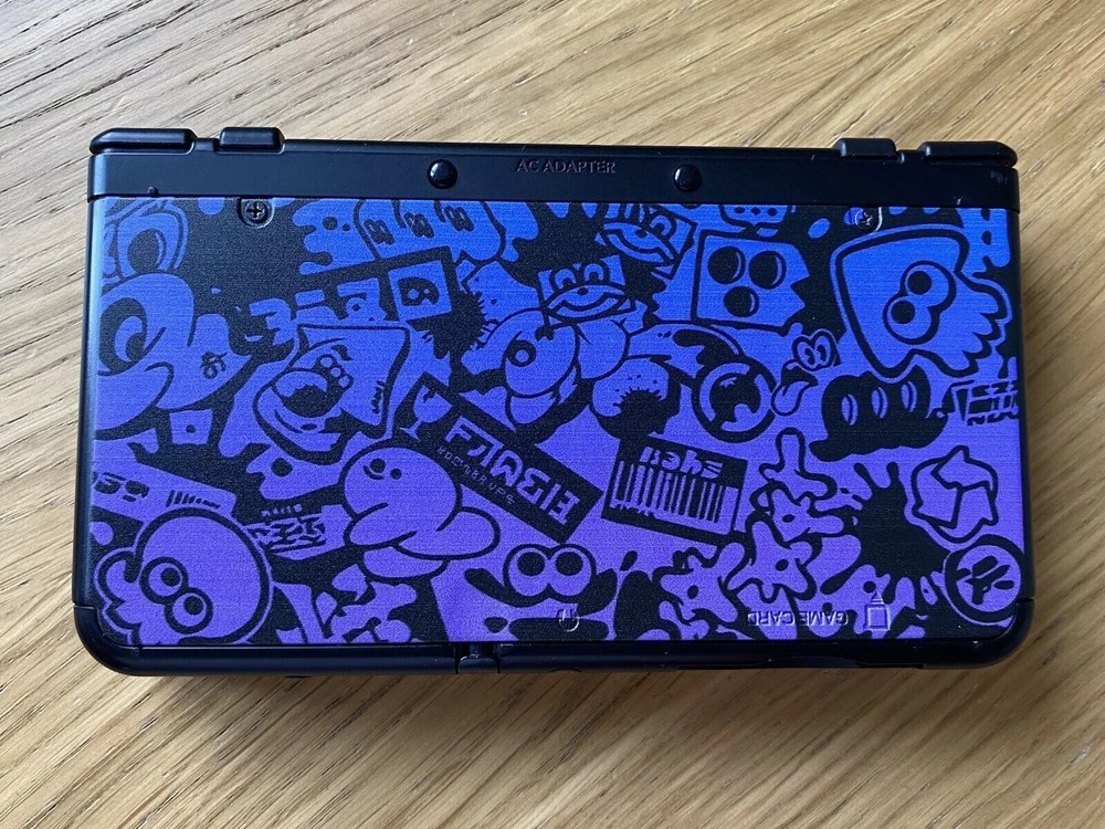 Nintendo New 3DS Kisekae Cover Plates - Splatoon Top & Bottom Replacement Shell