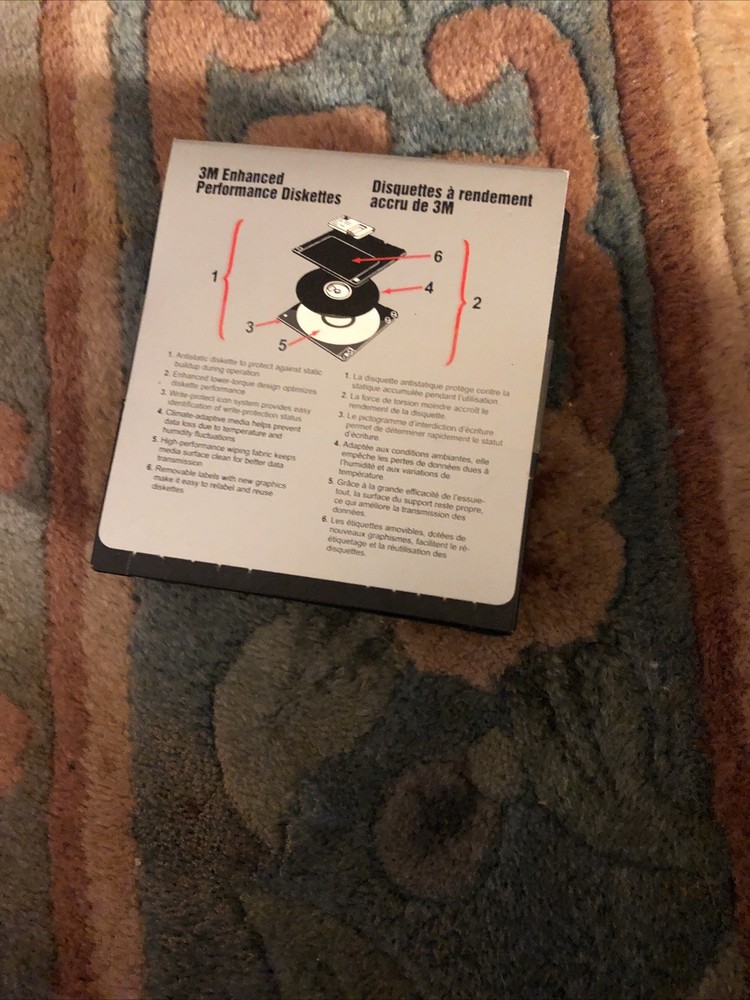 NEW 3M RELIABILITY ENHANCED PERFORMANCE DISKETTES:10 SEALED FLOPPY DISKS