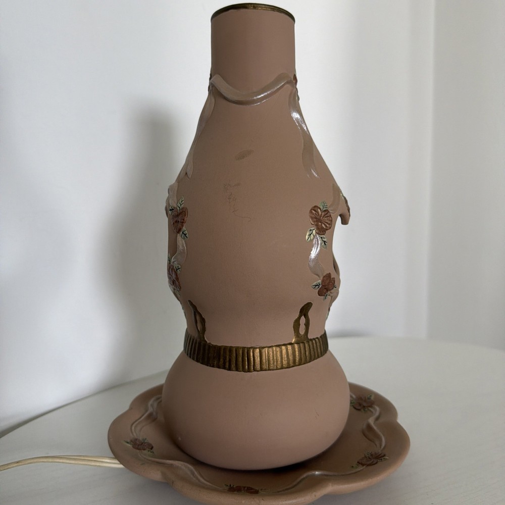Donas Ceramic Bisque Pansy Lantern Ready to Paint