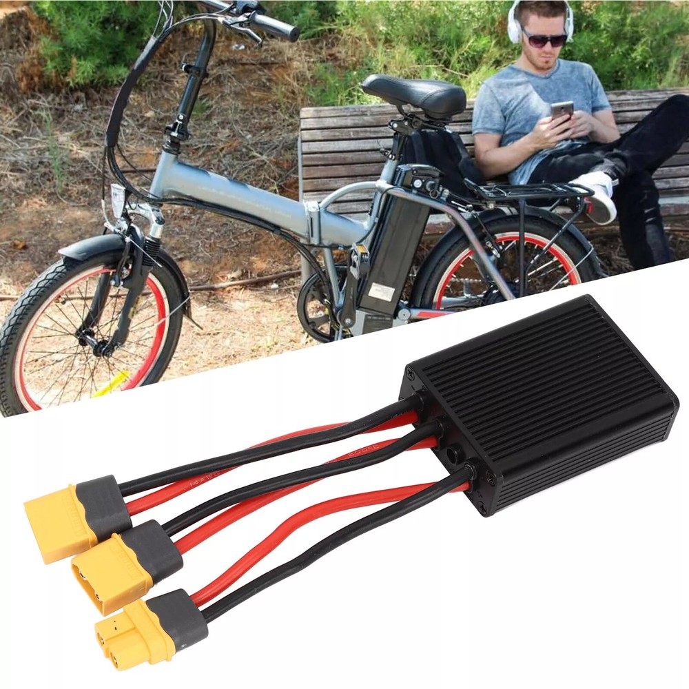 Dual Battery Connection Adapter Switcher Module Increase Battery Capacity Ebike