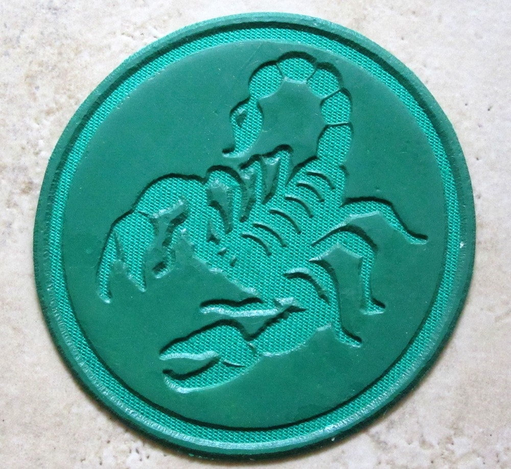 UKRAINE ARMY SPECIAL FORCES SCORPIO CLOTH PATCH, resin