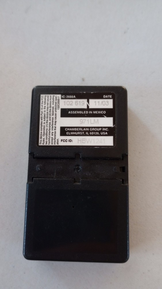 971LM Liftmaster One Button Remote HBW1241