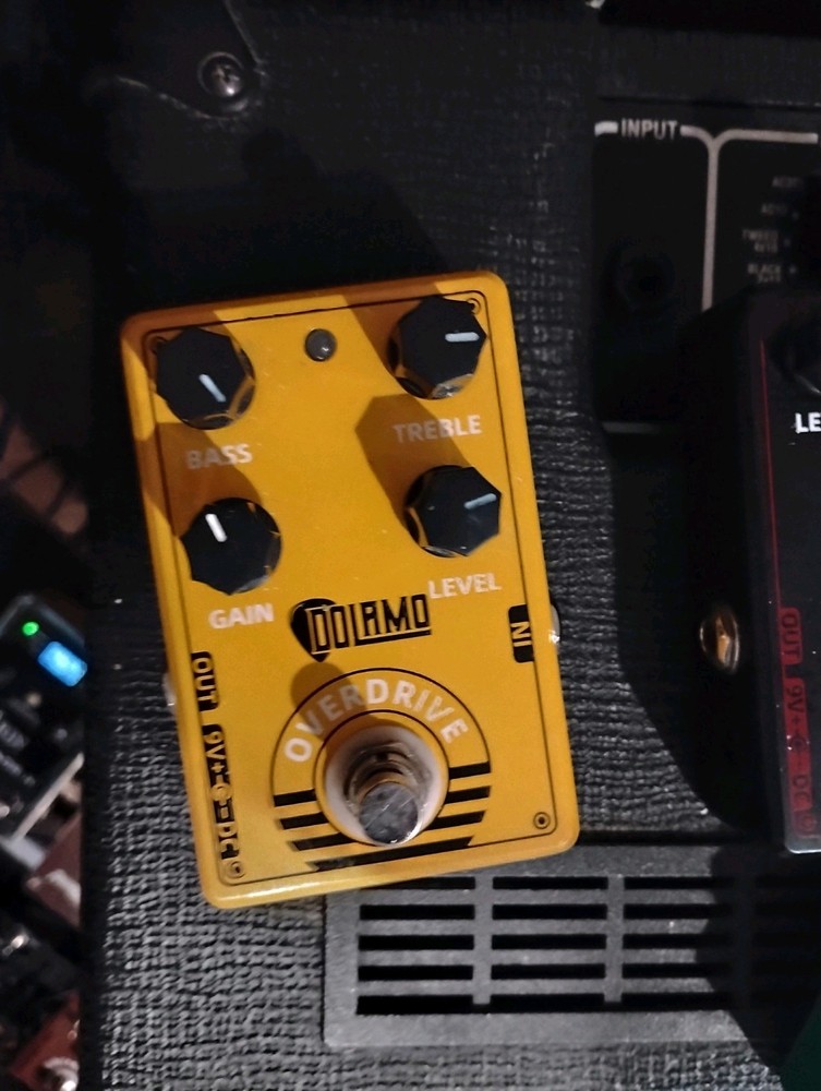 Dolamo Electric Guitar Overdrive Effect Pedal True Bypass 4 Control Knobs