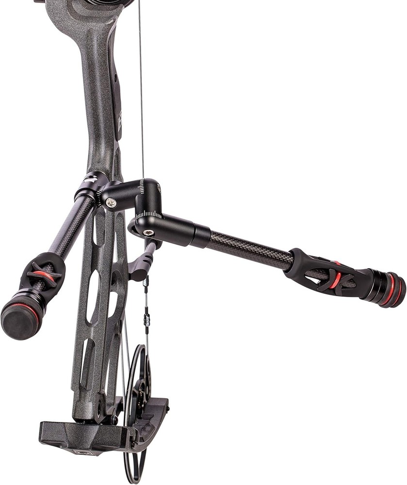 Noise-Reducing Bow Stabilizer with Quick Connect System and Two Weights Included