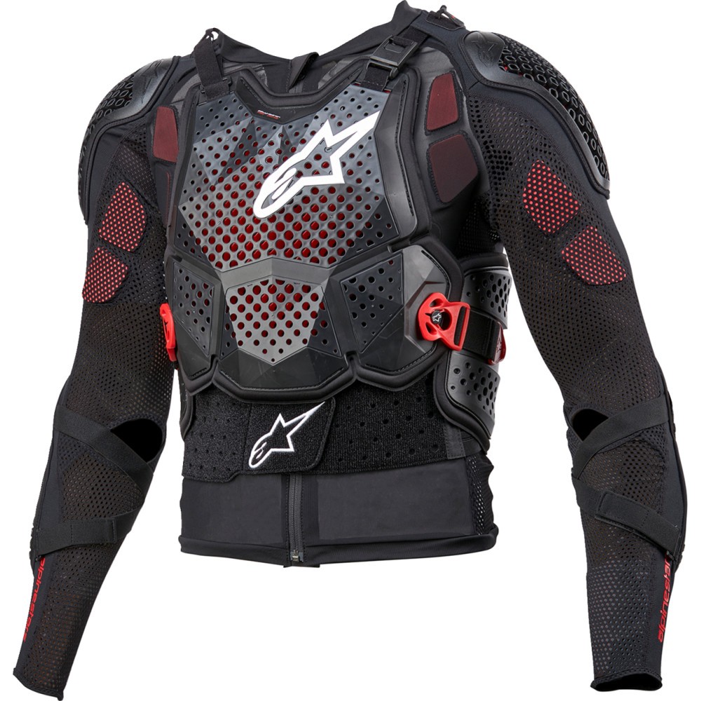 Alpinestars Bionic Tech V3 Protection Jacket (Large, Black/White/Red)