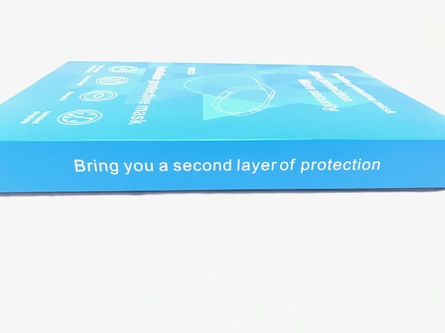 BOX OF 10 Isolation protective adjustable face shield more SECURITY