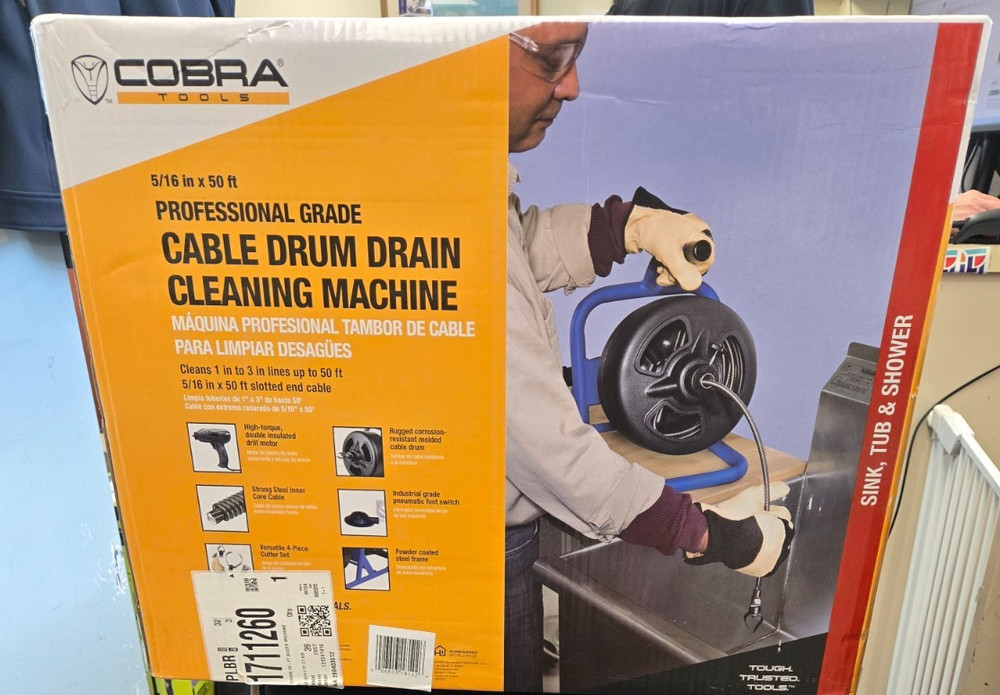 COBRA  5/16" Diameter x 50-FT PROFFESSIONAL GRADE CABLE