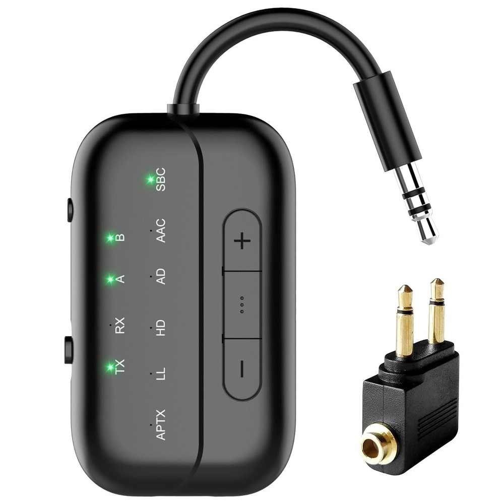 2026 Pro Bluetooth 5.4 Transmitter Receiver with Qualcomm Chipset,2-in-1 Airp...