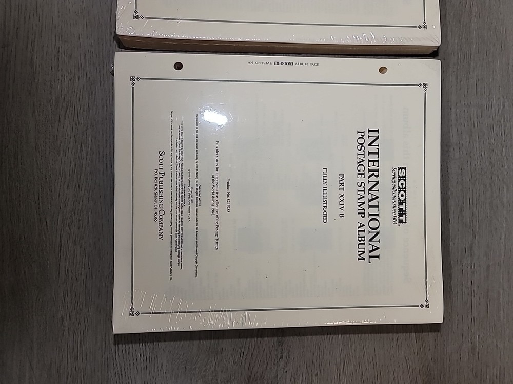 Scott International Supplement Notes #24A & 24B XXIV for Stamps Issued in 1988