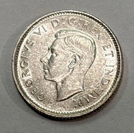 1947 Canada Silver! 10 Cent! ML! ENN Coins