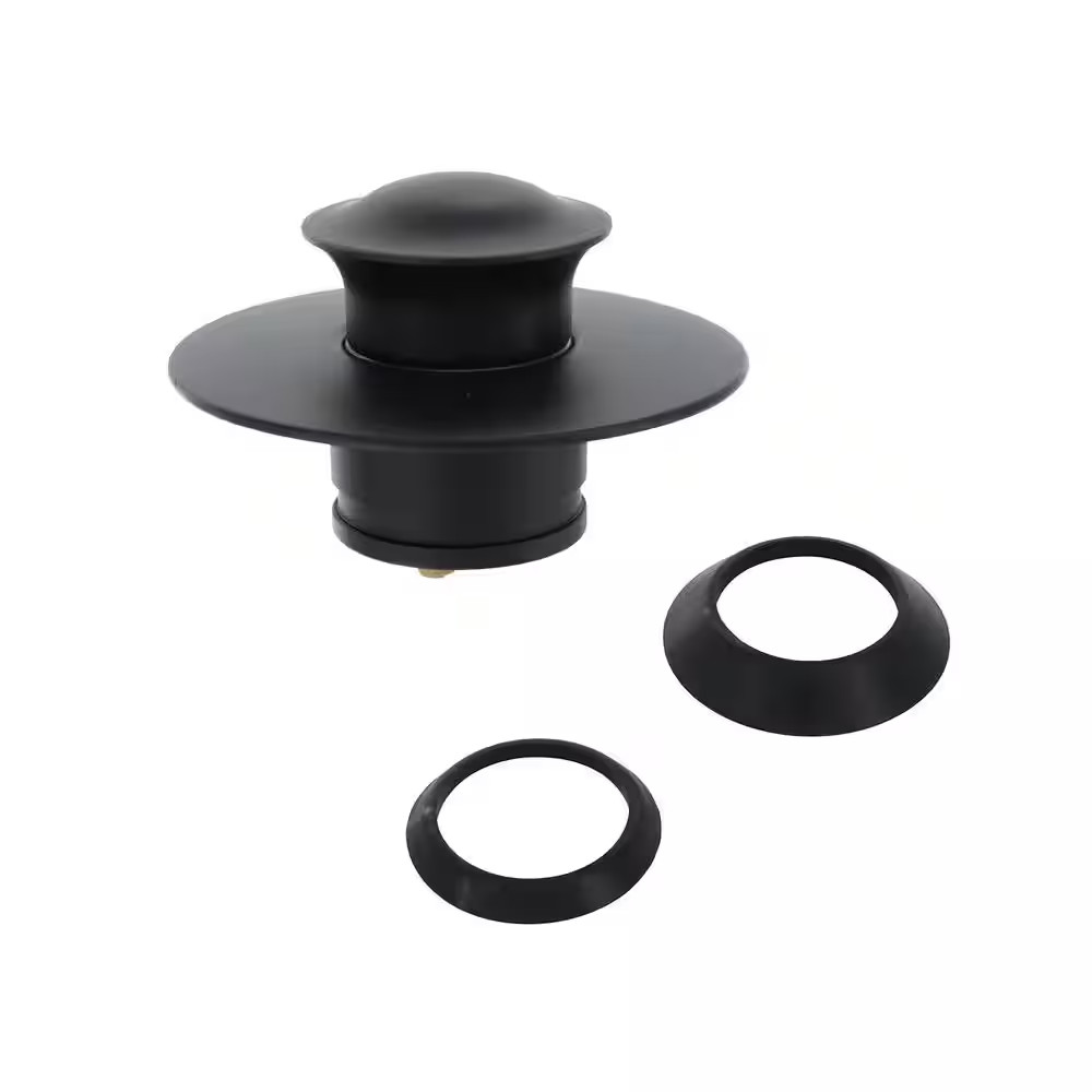 EZ Drain Cover in Matte Black