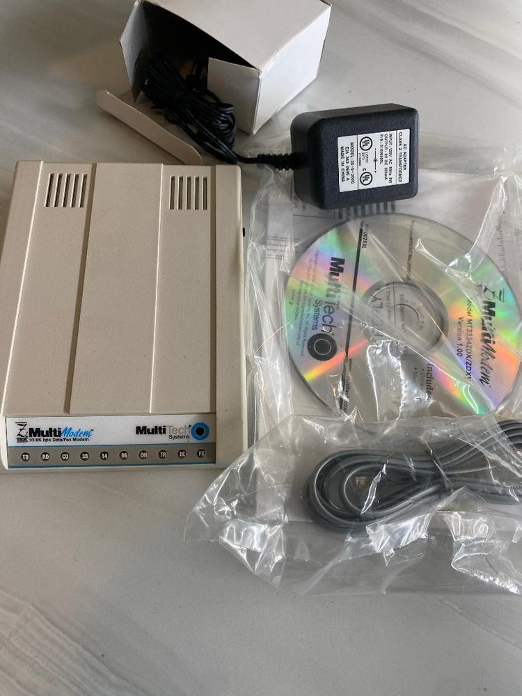 Multi-Tech 93536010 MT3334ZDX Multi Modem 33.6K bps Data/Fax Modem, NEW
