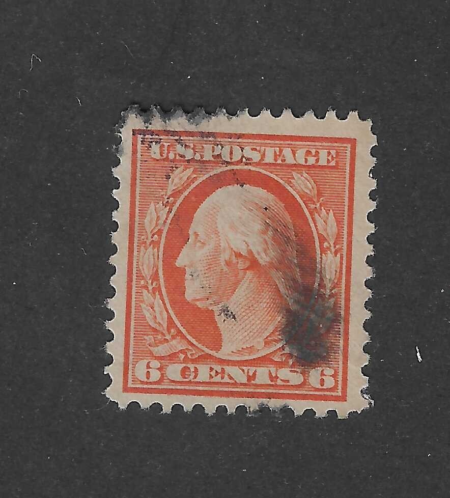US # 506, 6 cents orange- Washington, 1917, XF