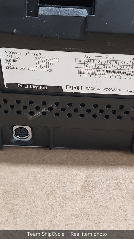 Fujitsu FI7160 HighSpeed Duplex Document Scanner G3D