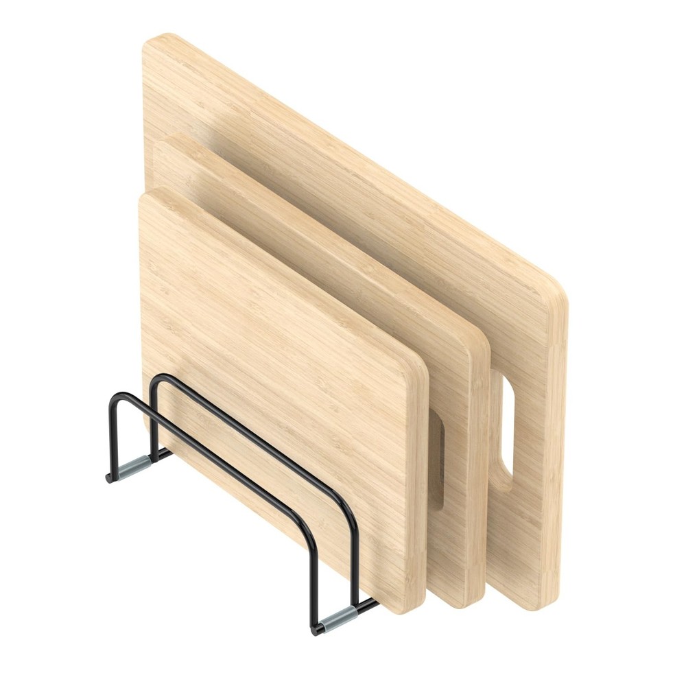 KORRTFID Cutting Board Storage Rack, Compact Cutting Board Organizer, Choppin...