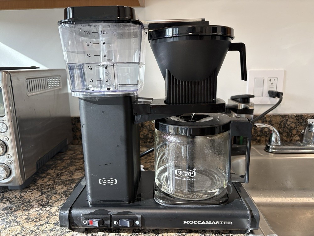 Moccamaster Technivorm KBG Auto Off Coffee Maker Matte Black  Tested, Working