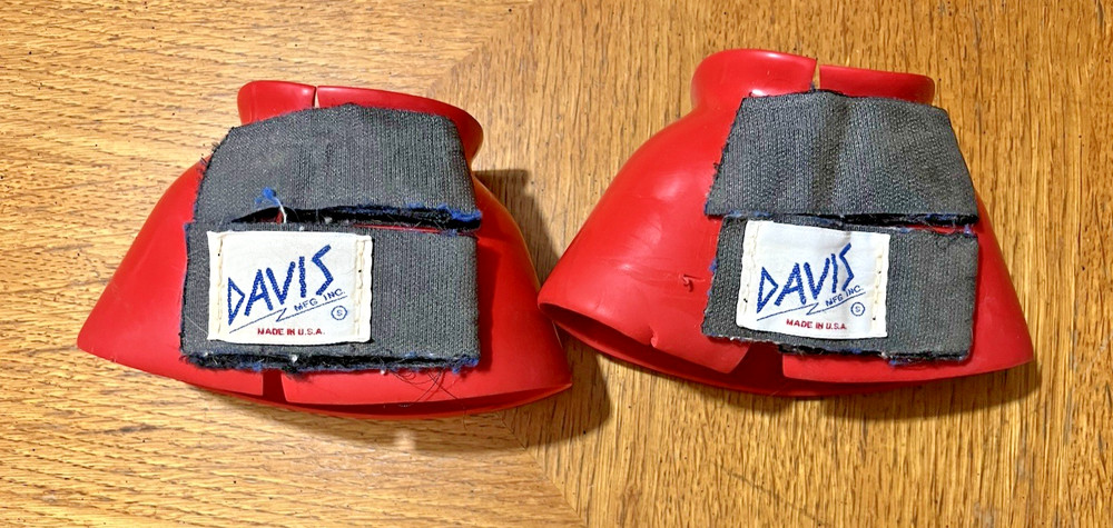 DAVIS RUBBER BELL BOOTS - Red Small