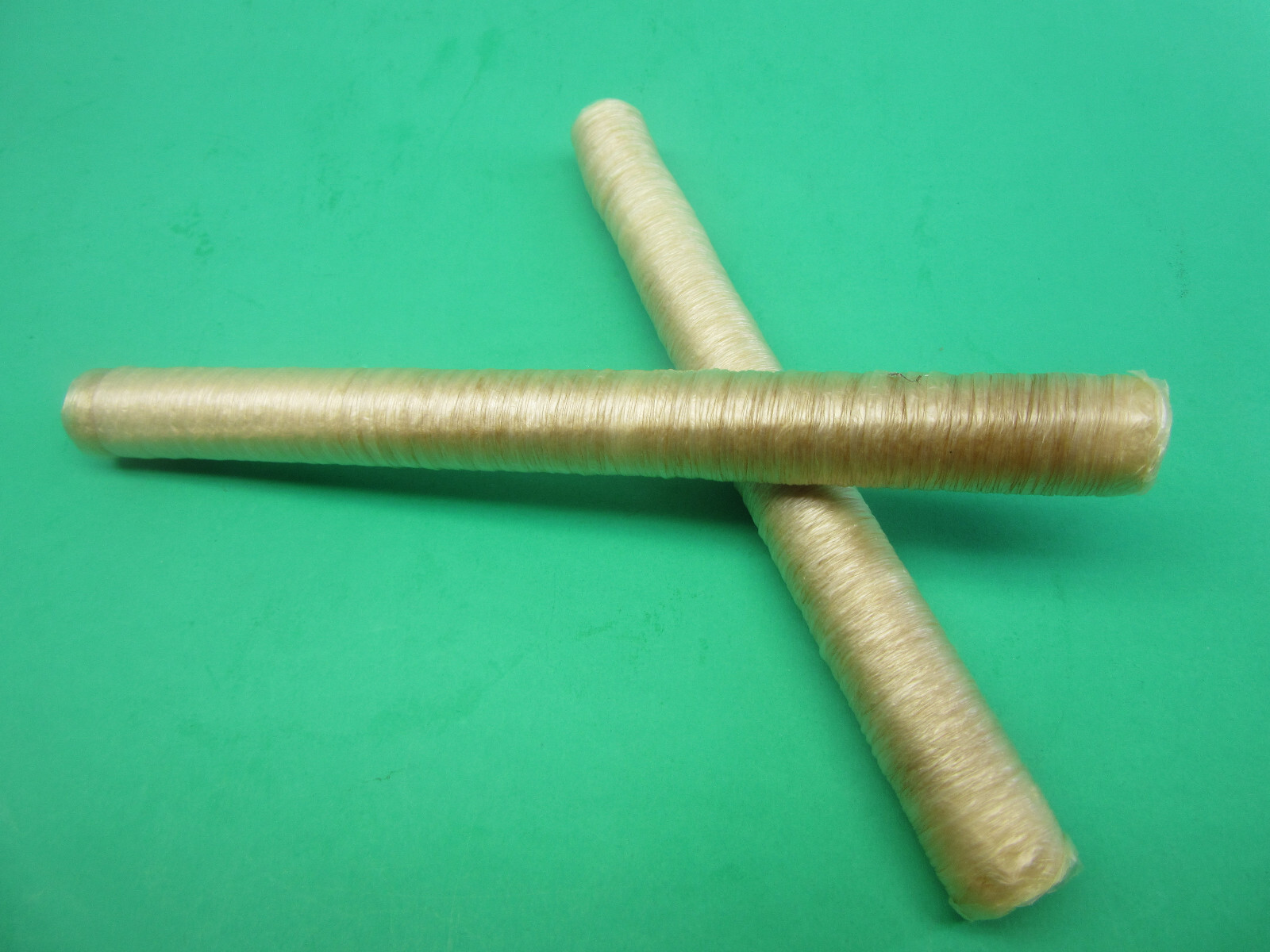 2-pack Slim 17 mm collagen snack stick casings for 18 lb of sausage. Clear